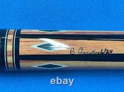 Jacoby Custom Pool Cue 12.75mm 29 Ultra Pro Shaft Leather Wrap Radial Tulip