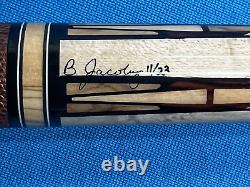 Jacoby Custom Pool Cue 12.75mm 29 Ultra Shaft Coco-olivewood-be Maple Leather