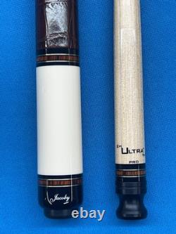 Jacoby Custom Pool Cue 12.75mm 29 Ultra Shaft Coco-white Juma Leather