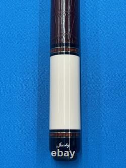 Jacoby Custom Pool Cue 12.75mm 29 Ultra Shaft Coco-white Juma Leather