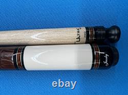 Jacoby Custom Pool Cue 12.75mm 29 Ultra Shaft Coco-white Juma Leather