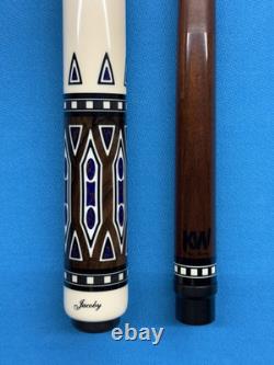 Jacoby Custom Pool Cue 12.75mm 29diveney Blank Dark Roast Kw Shaft Azurite Web