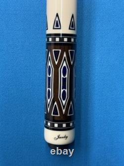 Jacoby Custom Pool Cue 12.75mm 29diveney Blank Dark Roast Kw Shaft Azurite Web