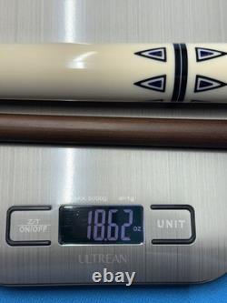 Jacoby Custom Pool Cue 12.75mm 29diveney Blank Dark Roast Kw Shaft Azurite Web