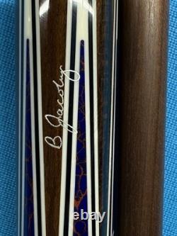 Jacoby Custom Pool Cue 12.75mm 29diveney Blank Dark Roast Kw Shaft Azurite Web