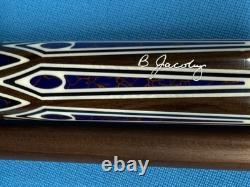 Jacoby Custom Pool Cue 12.75mm 29diveney Blank Dark Roast Kw Shaft Azurite Web
