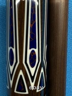 Jacoby Custom Pool Cue 12.75mm 29diveney Blank Dark Roast Kw Shaft Azurite Web