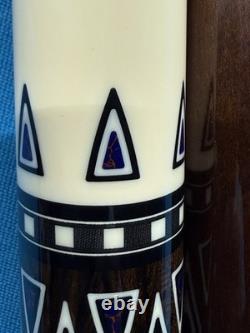 Jacoby Custom Pool Cue 12.75mm 29diveney Blank Dark Roast Kw Shaft Azurite Web