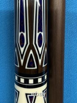 Jacoby Custom Pool Cue 12.75mm 29diveney Blank Dark Roast Kw Shaft Azurite Web
