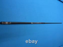 Jacoby Custom Pool Cue 12.7mm 29 4.0 Cf Shaft Leather Wrap Ebony