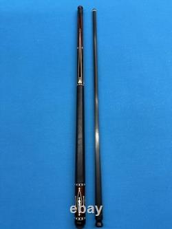 Jacoby Custom Pool Cue 12.7mm 29 4.0 Cf Shaft Leather Wrap Ebony