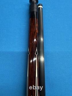 Jacoby Custom Pool Cue 12.7mm 29 4.0 Cf Shaft Leather Wrap Ebony
