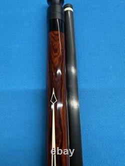 Jacoby Custom Pool Cue 12.7mm 29 4.0 Cf Shaft Leather Wrap Ebony