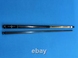 Jacoby Custom Pool Cue 12.7mm 29 Cf Shaft Mother Of Pearl Leather Wrap Radial
