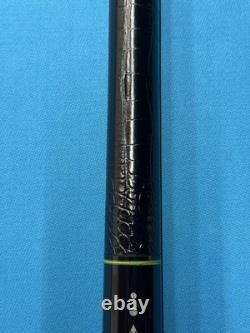 Jacoby Custom Pool Cue 12.7mm 29 Cf Shaft Mother Of Pearl Leather Wrap Radial