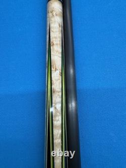 Jacoby Custom Pool Cue 12.7mm 29 Cf Shaft Mother Of Pearl Leather Wrap Radial Jacoby Custom Pool Cue 12.7mm 29 Cf Shaft Mother Of Pearl Leather Wrap Radial