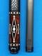Jacoby Custom Pool Cue 12.9mm 29 Revo Shaft Ebony Cocobolo 5/16x14 Leather