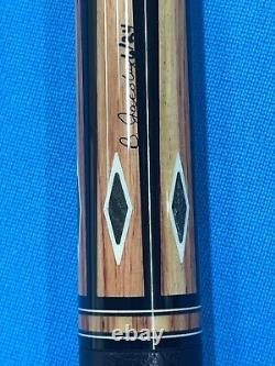 Jacoby Custom Pool Cue 12.9mm 29 Revo Shaft Leather Wrap Radial Tulip