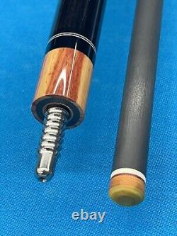 Jacoby Custom Pool Cue 12.9mm 29 Revo Shaft Leather Wrap Radial Tulip