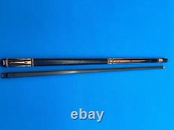 Jacoby Custom Pool Cue 12.9mm 29 Revo Shaft Leather Wrap Radial Tulip