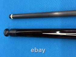 Jacoby Custom Pool Cue 30 Butt 12.3mm 30 Cf 4.0 Shaft Ebony Abalone White Juma