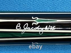 Jacoby Custom Pool Cue 30 Butt 12.3mm 30 Cf 4.0 Shaft Ebony Malachite Juma