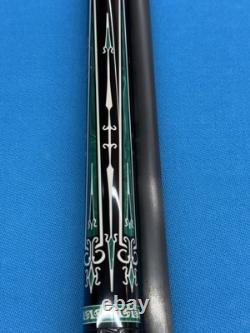 Jacoby Custom Pool Cue 30 Butt 12.3mm 30 Cf 4.0 Shaft Ebony Malachite Juma