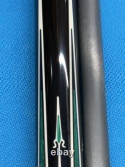 Jacoby Custom Pool Cue 30 Butt 12.3mm 30 Cf 4.0 Shaft Ebony Malachite Juma