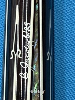 Jacoby Custom Pool Cue 30butt 12.3mm 30 Cf 4.0 Shaft Blackwood Abalone Juma