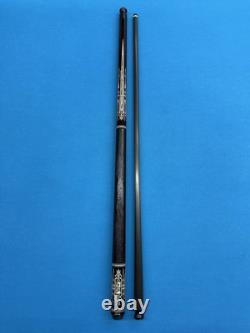 Jacoby Custom Pool Cue 30butt 12.3mm 30 Cf 4.0 Shaft Blackwood Abalone Juma