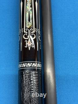 Jacoby Custom Pool Cue 30butt 12.3mm 30 Cf 4.0 Shaft Blackwood Abalone Juma