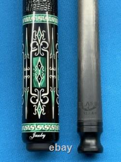 Jacoby Custom Pool Cue 30butt 12.7mm 30 Cf 4.0 Shaft Blackwood Malachite Juma