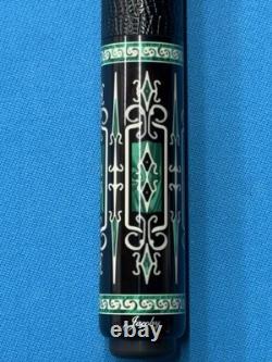 Jacoby Custom Pool Cue 30butt 12.7mm 30 Cf 4.0 Shaft Blackwood Malachite Juma