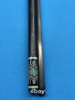 Jacoby Custom Pool Cue 30butt 12.7mm 30 Cf 4.0 Shaft Blackwood Malachite Juma