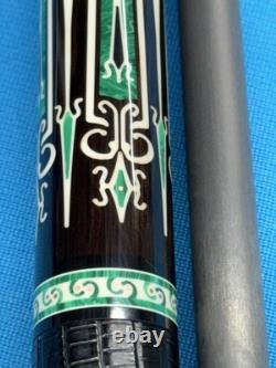 Jacoby Custom Pool Cue 30butt 12.7mm 30 Cf 4.0 Shaft Blackwood Malachite Juma