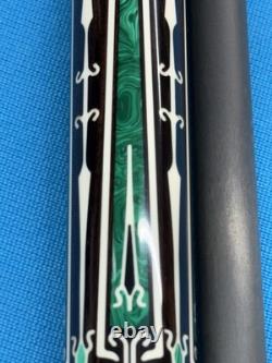 Jacoby Custom Pool Cue 30butt 12.7mm 30 Cf 4.0 Shaft Blackwood Malachite Juma
