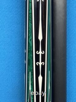 Jacoby Custom Pool Cue 30butt 12.7mm 30 Cf 4.0 Shaft Blackwood Malachite Juma