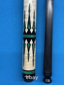 Jacoby Custom Pool Cue 4.0 Cf 12.7mm 30shaft Ts Maple Malachite Radial Joint