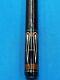 Jacoby Custom Pool Cue Butt Only Ebony Cocobolo Mother Of Pearl Radial Leather