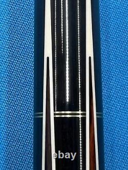 Jacoby Custom Pool Cue Butt Only Ebony Cocobolo Mother Of Pearl Radial Leather