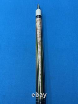 Jacoby Custom Pool Cue Butt Only Mother Of Pearl Leather Wrap Radial Pin