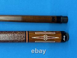 Jacoby Custom Pool Cue Diveney Dark Roast 12.4mm 29 Shaft Radial Joint