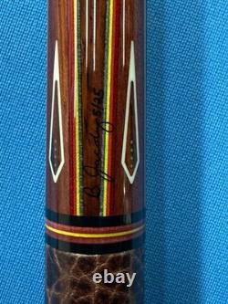 Jacoby Custom Pool Cue Diveney Dark Roast 12.4mm 29 Shaft Radial Joint