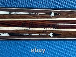 Jacoby Custom Pool Cue Jacoby 12.75mm 30kw Shaft Leather Wrap Radial Joint