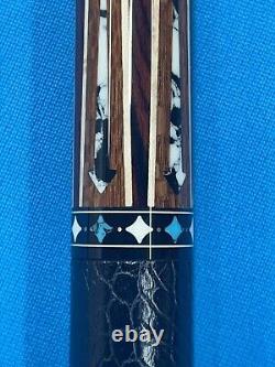 Jacoby Custom Pool Cue Jacoby 12.75mm 30kw Shaft Leather Wrap Radial Joint