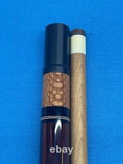 Jacoby Custom Pool Cue Jacoby 12.75mm 30kw Shaft Leather Wrap Radial Joint