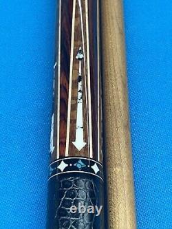 Jacoby Custom Pool Cue Jacoby 12.75mm 30kw Shaft Leather Wrap Radial Joint