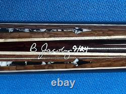 Jacoby Custom Pool Cue Jacoby 4.0 12.7mm 29 Cf Shaft Leather Wrap Radial Joint