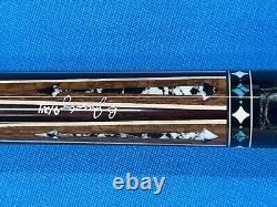 Jacoby Custom Pool Cue Jacoby 4.0 12.7mm 29 Cf Shaft Leather Wrap Radial Joint