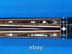 Jacoby Custom Pool Cue Jacoby 4.0 12.7mm 29 Cf Shaft Leather Wrap Radial Joint